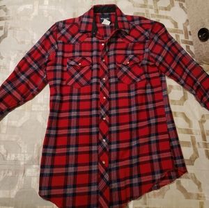 Long Sleeve Flannel Pearl Snap